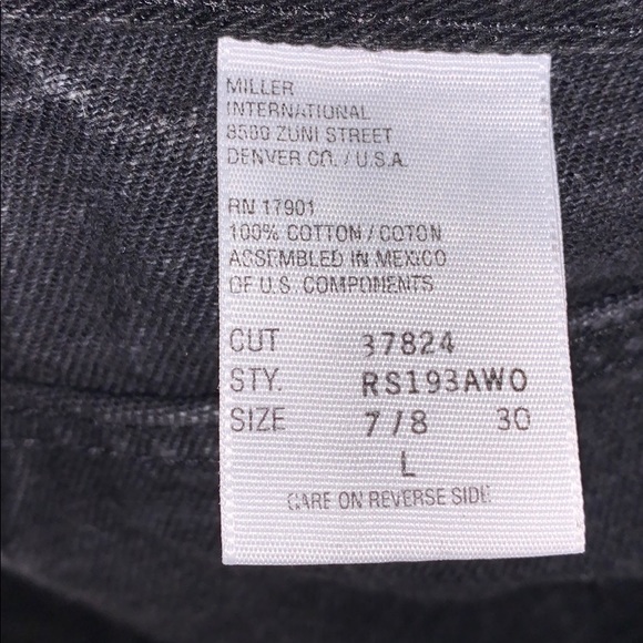 HANDPAINTED AUTHENTIC ROCKIES HIGHWAISTED JEANS - Picture 7 of 8